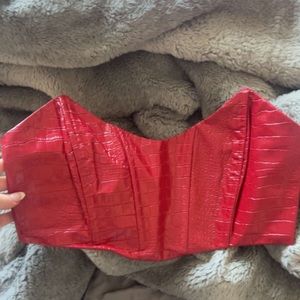 super cute leather top, from instagram shop finesse